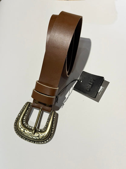 ELIZ BELT BROWN GOLD