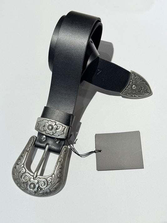 SYLVI BELT BLACK SILVER