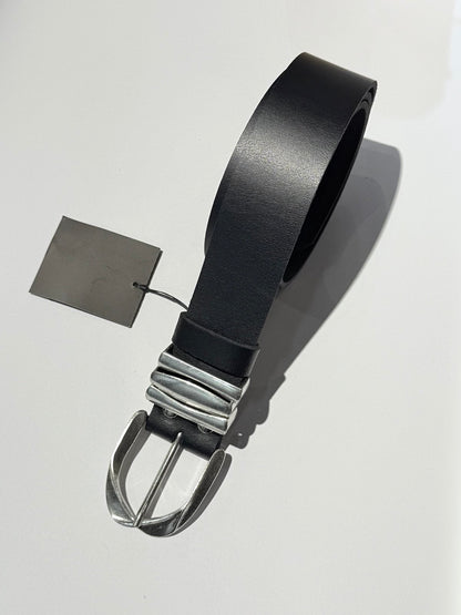 TRIPLEA BELT BLACK SILVER