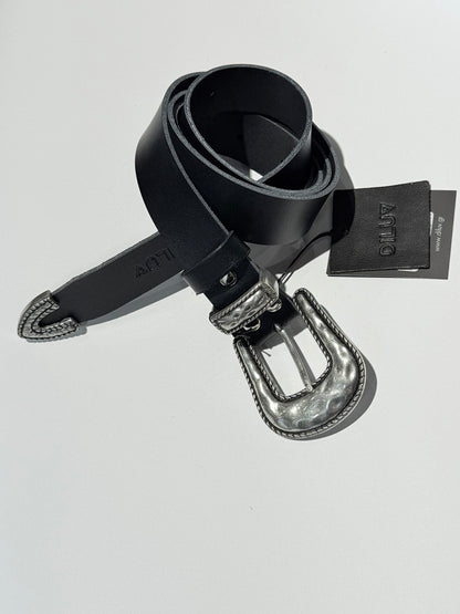 SHEILA BELT BLACK SILVER