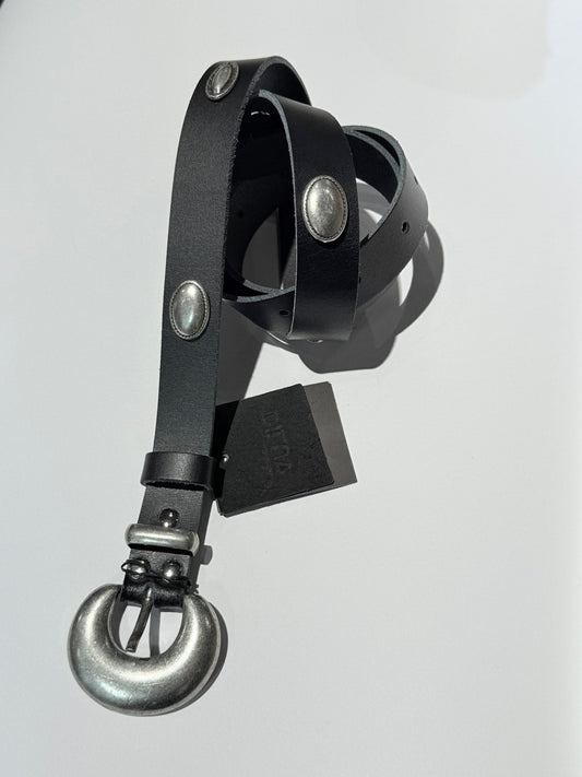 SELINI BELT BLACK SILVER