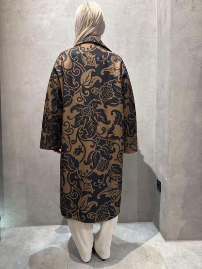 SCARLET LONG COAT BROWN