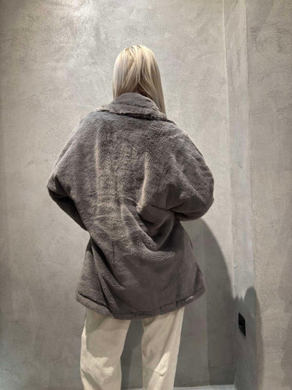 FELICE ECO FUR COAT GREY