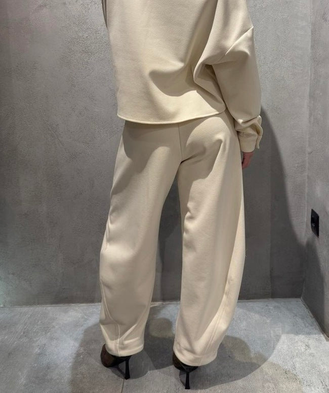 SALLY FLEECE PANTS ECRU