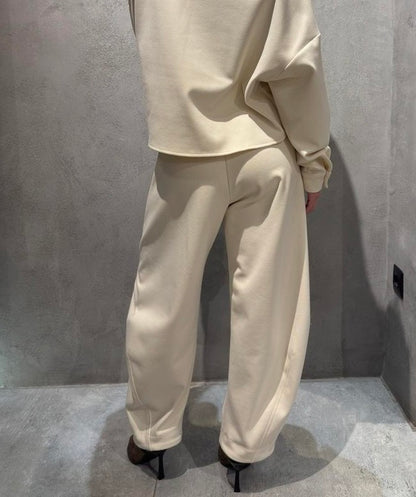 SALLY FLEECE PANTS ECRU