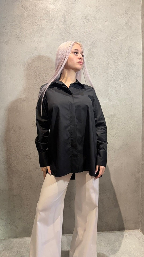  GEMMA SHIRT BLACK - Vesta Donna 