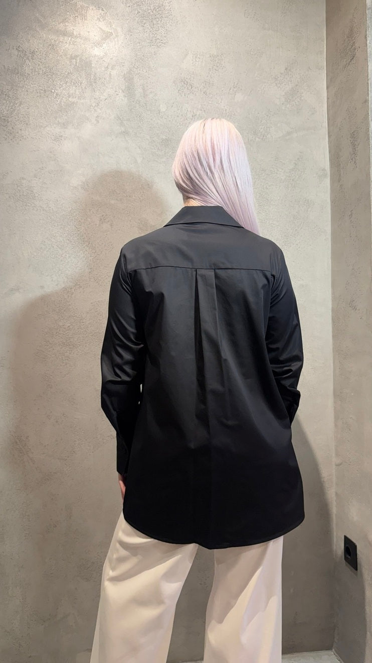  GEMMA SHIRT BLACK - Vesta Donna 