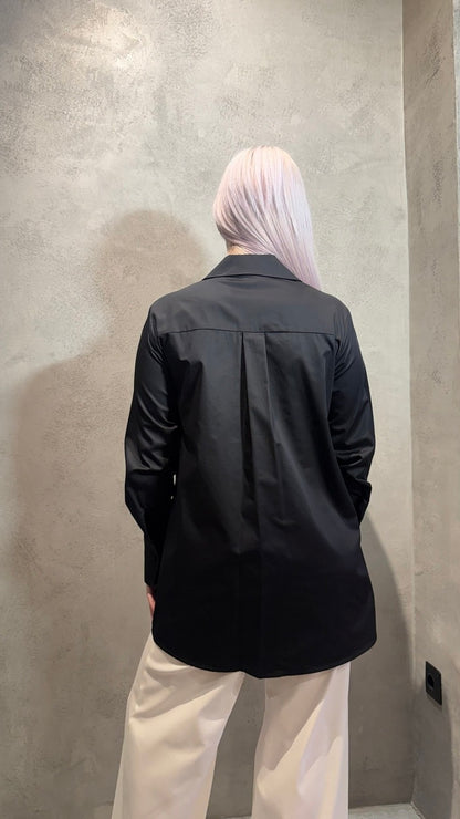  GEMMA SHIRT BLACK - Vesta Donna 