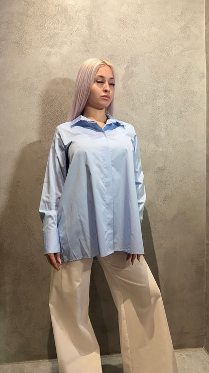  GEMMA SHIRT LIGHT BLUE - Vesta Donna 