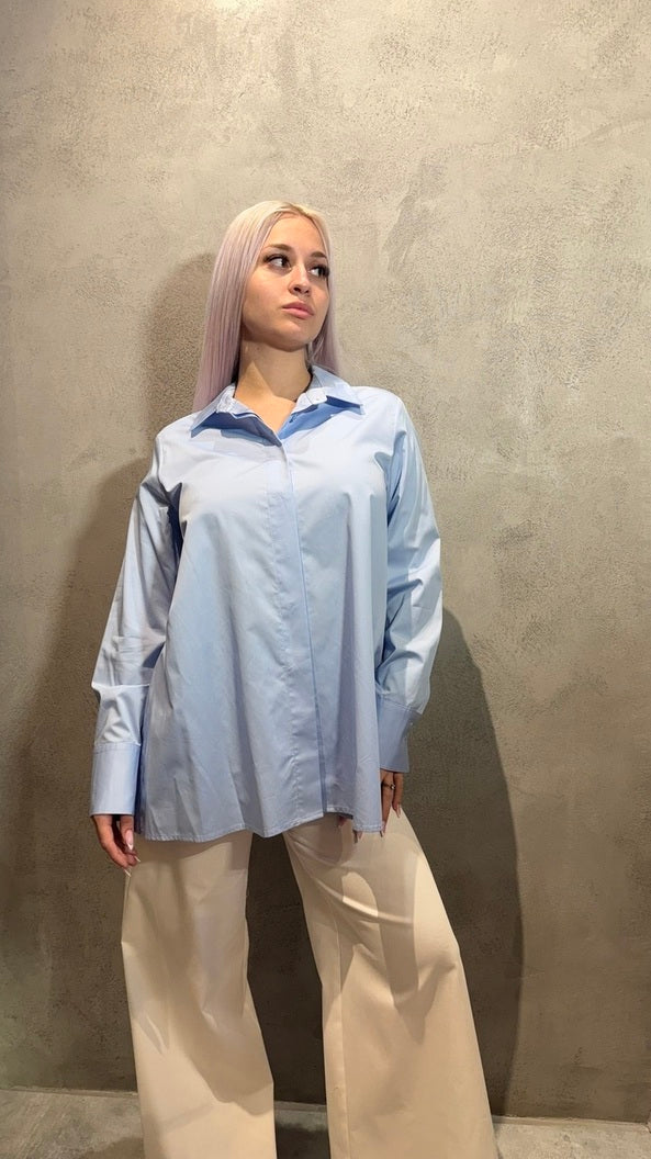  GEMMA SHIRT LIGHT BLUE - Vesta Donna 