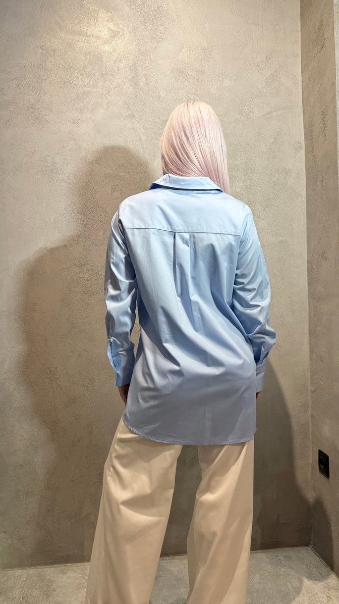  GEMMA SHIRT LIGHT BLUE - Vesta Donna 