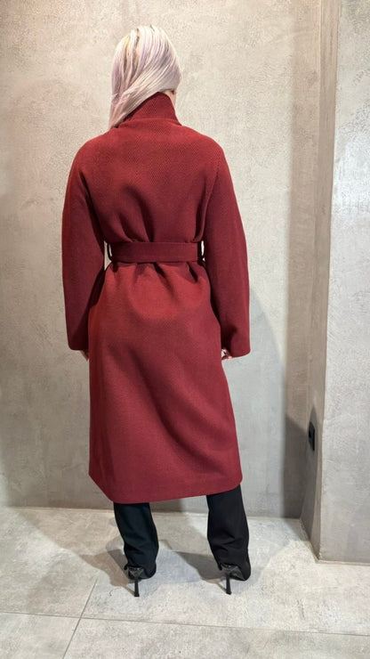 ALICE COAT BORDEAUX