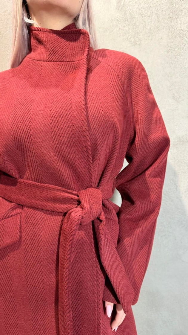 ALICE COAT BORDEAUX
