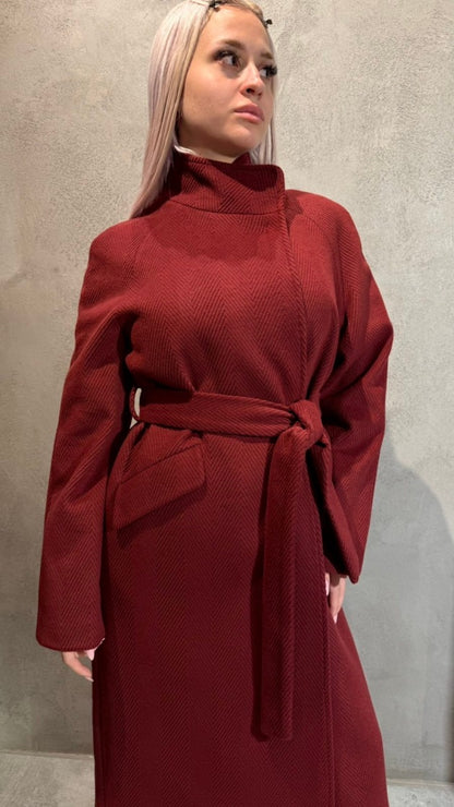 ALICE COAT BORDEAUX