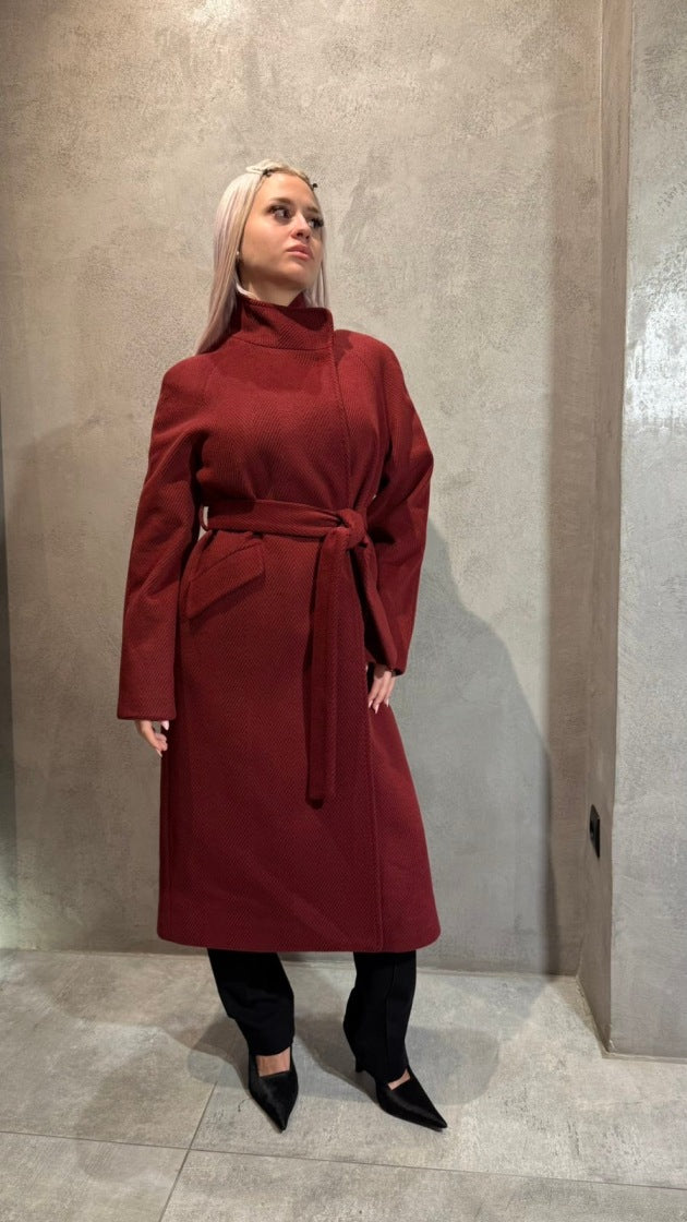 ALICE COAT BORDEAUX