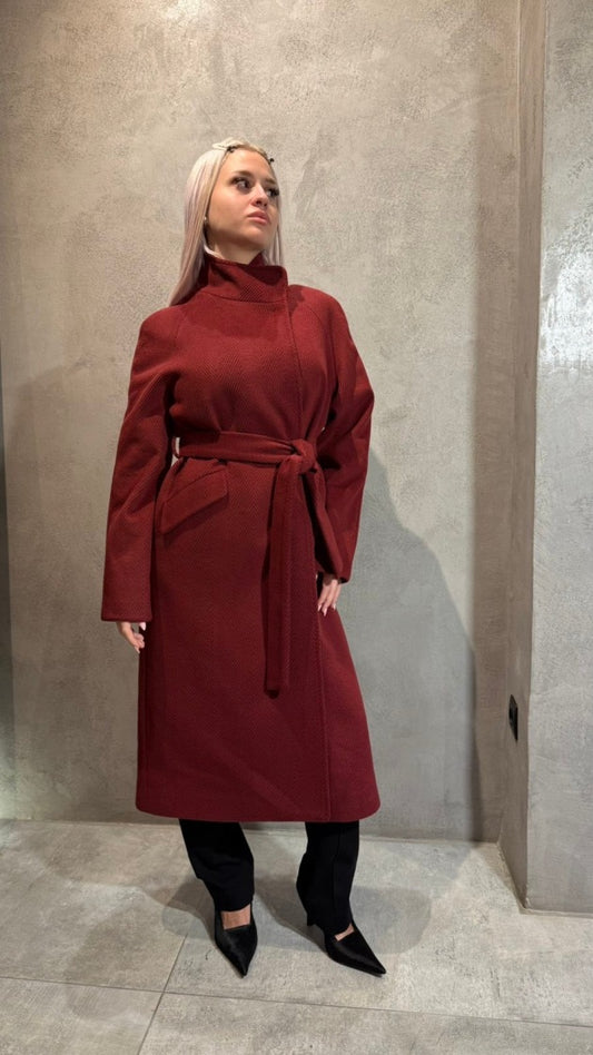 ALICE COAT BORDEAUX
