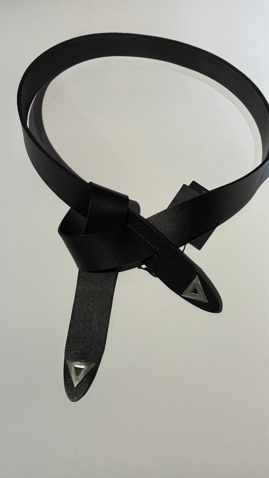 LEILA BELT BLACK SILVER