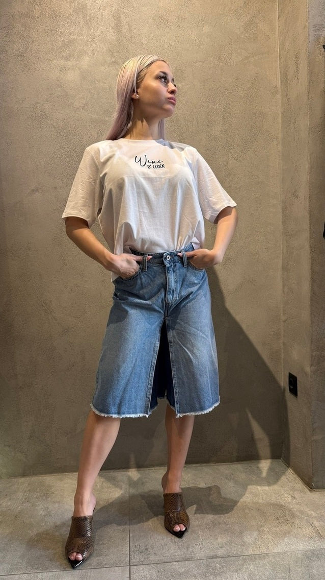  LYNN DENIM BERMUDA SHORTS - Vesta Donna 