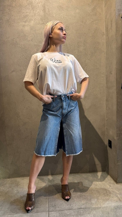  LYNN DENIM BERMUDA SHORTS - Vesta Donna 