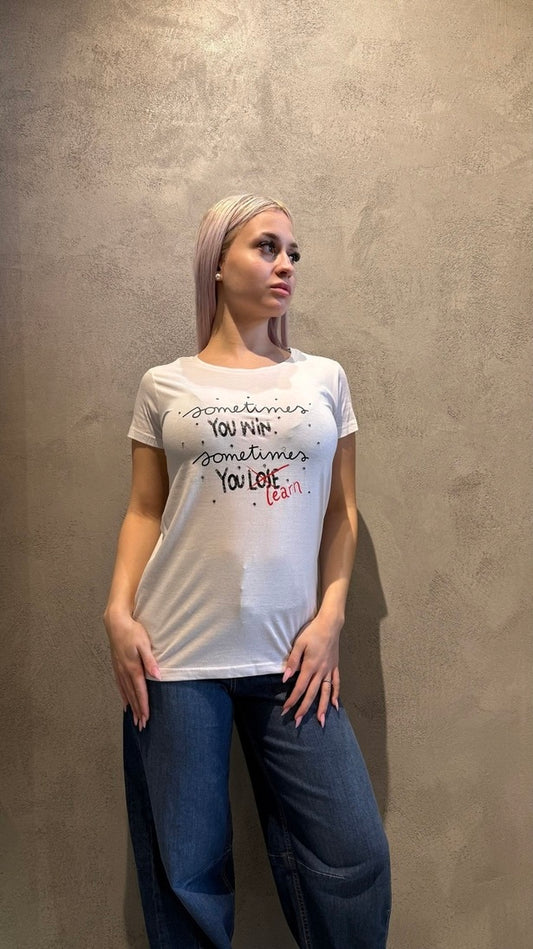SOMETIMES YOU WIN T-SHIRT WHITE