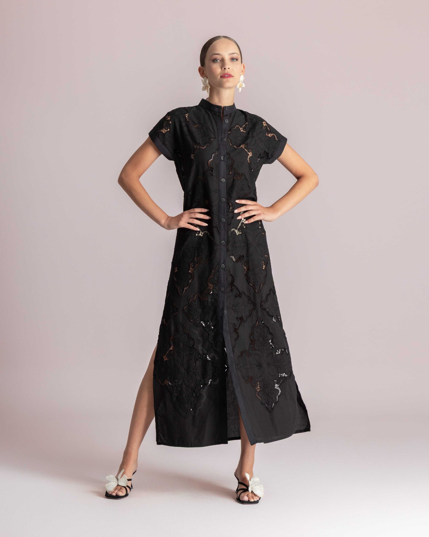  ELECTRA DRESS BLACK - Vesta Donna 