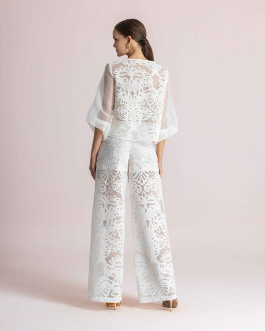 KALLIOPI LONG SLEEVE SET WHITE