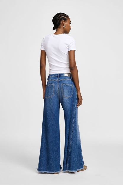  RIEL WIDE LEG JEANS - Vesta Donna 