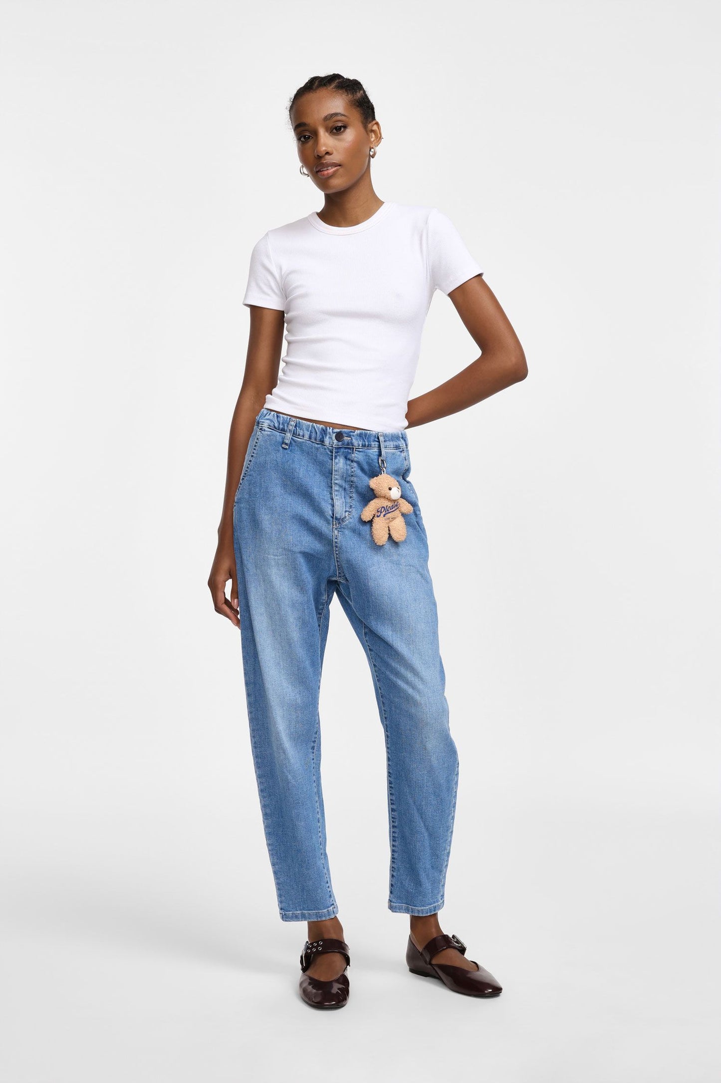 LEXI MOM FIT JEANS LIGHT BLUE