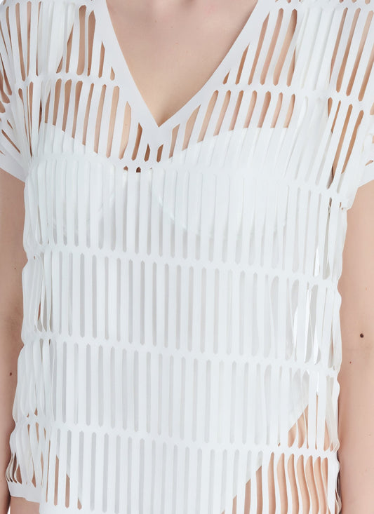 Cutcuutur MAINA TOP WHITE - Vesta Donna