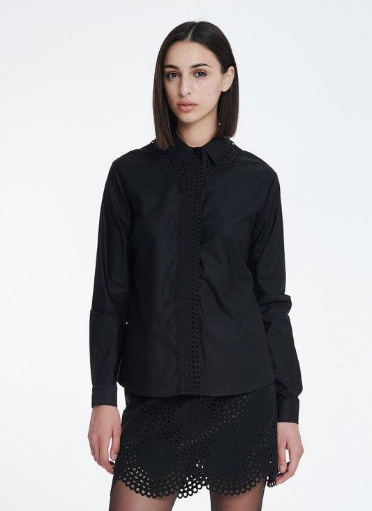 Cutcuutur MELANIA SHIRT BLACK - Vesta Donna