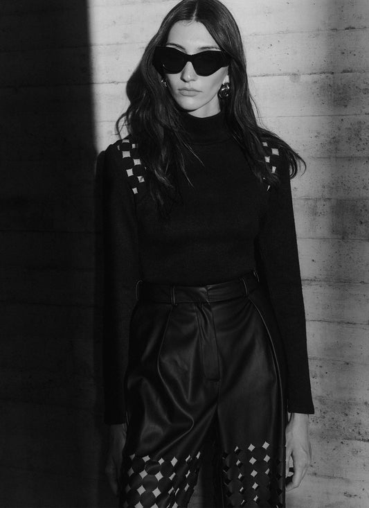 IVY BLOUSE BLACK - Vesta Donna