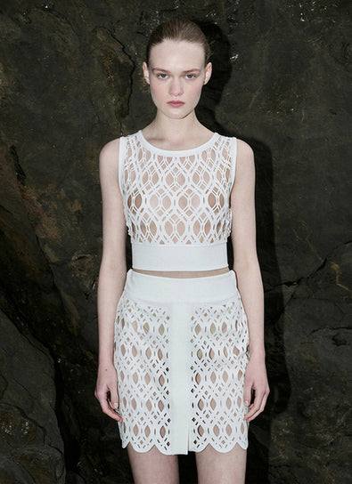 SHANNON CROP TOP WHITE