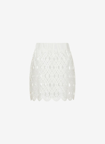  SHANNON MINI SKIRT WHITE - Vesta Donna 
