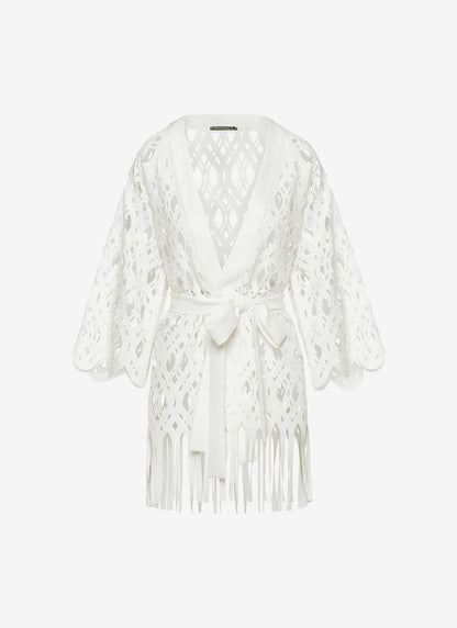 FIRELLA KIMONO WHITE - Vesta Donna 