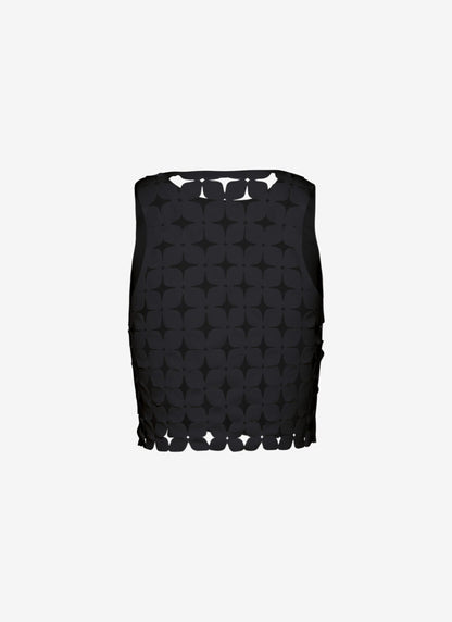 MELANI CROP TOP BLACK