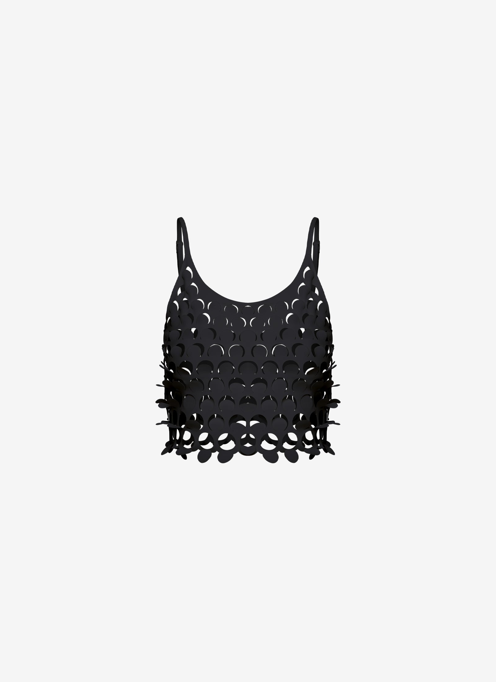  KAMI CROP TOP BLACK - Vesta Donna 