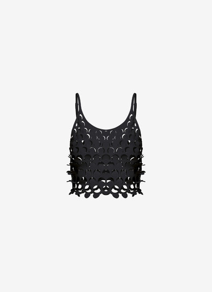  KAMI CROP TOP BLACK - Vesta Donna 