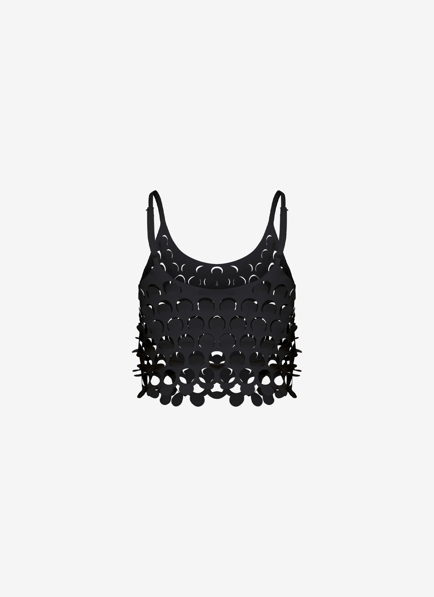  KAMI CROP TOP BLACK - Vesta Donna 