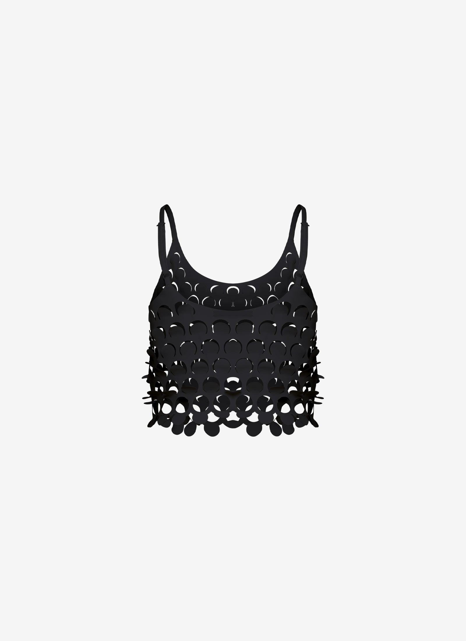  KAMI CROP TOP BLACK - Vesta Donna 