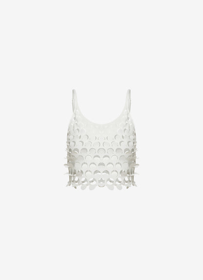  KAMI CROP TOP WHITE - Vesta Donna 