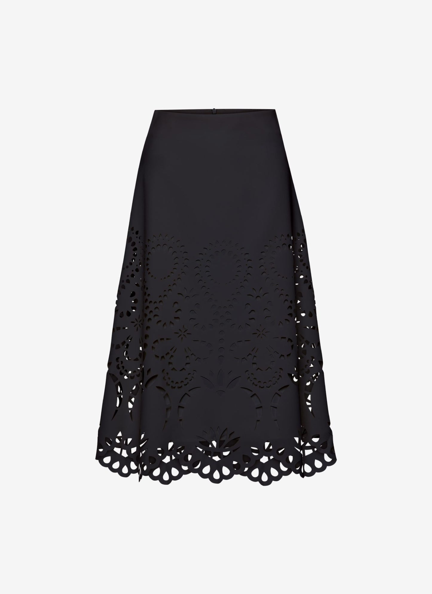  VANESSA MIDI SKIRT A-LINE BLACK - Vesta Donna 