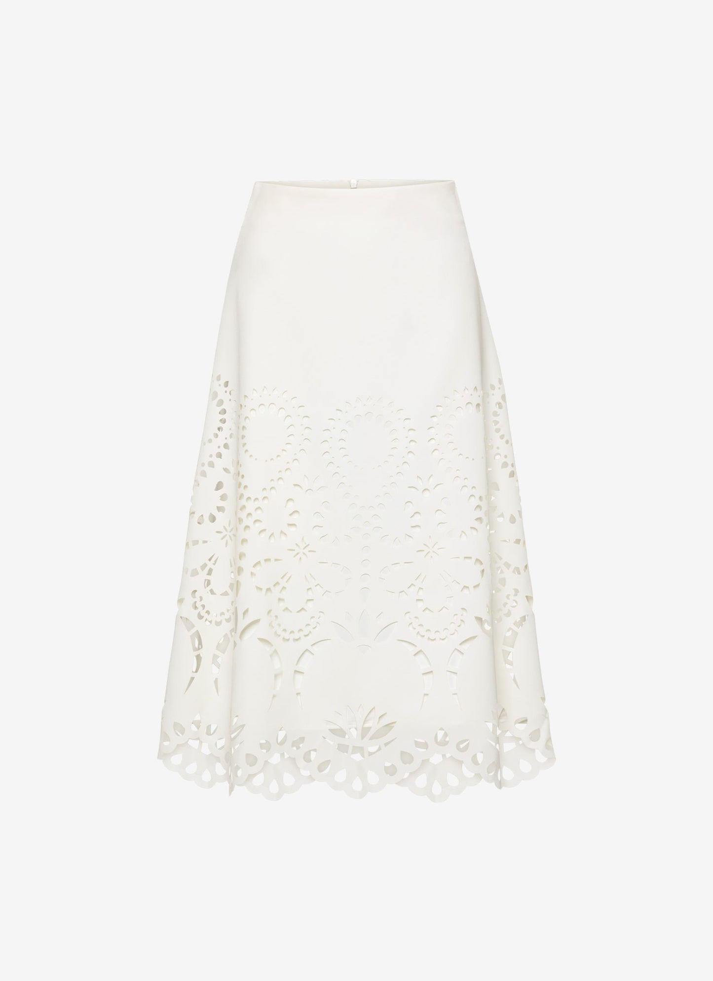  VANESSA MIDI SKIRT A-LINE WHITE - Vesta Donna 