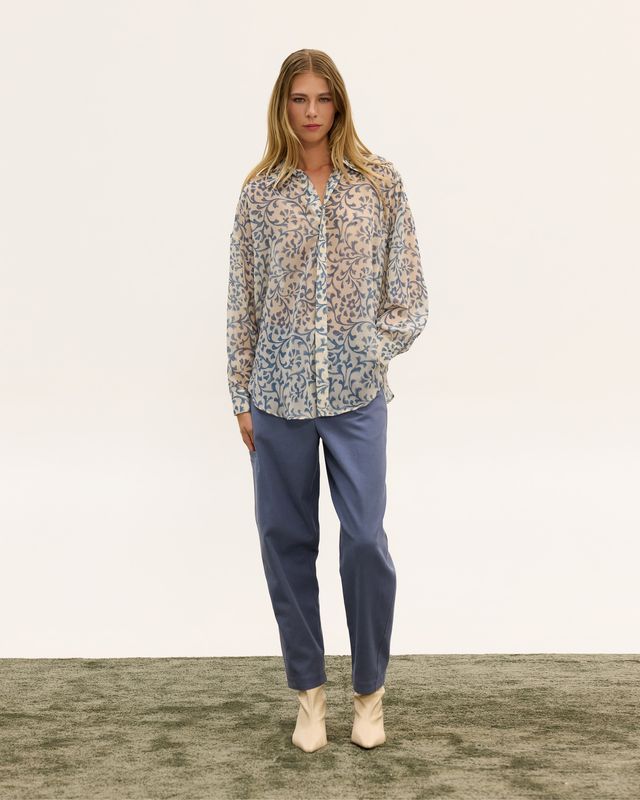AZURE BLOOM SHIRT