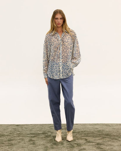 AZURE BLOOM SHIRT
