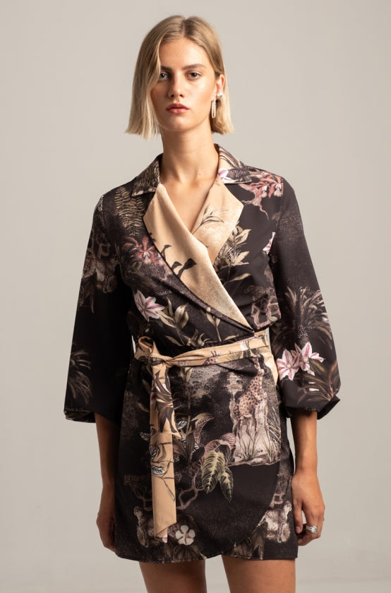 Vesta Donna | RELIC WRAP MINI DRESS