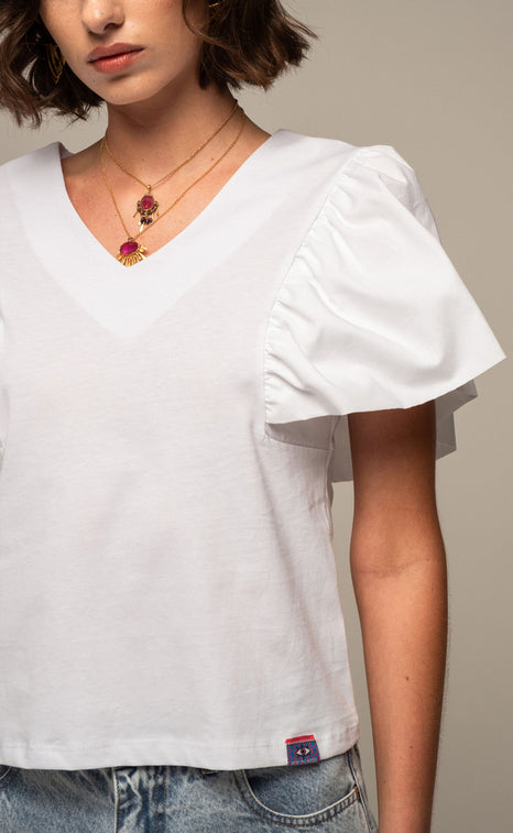 SYNERGY TOP WHITE - Vesta Donna