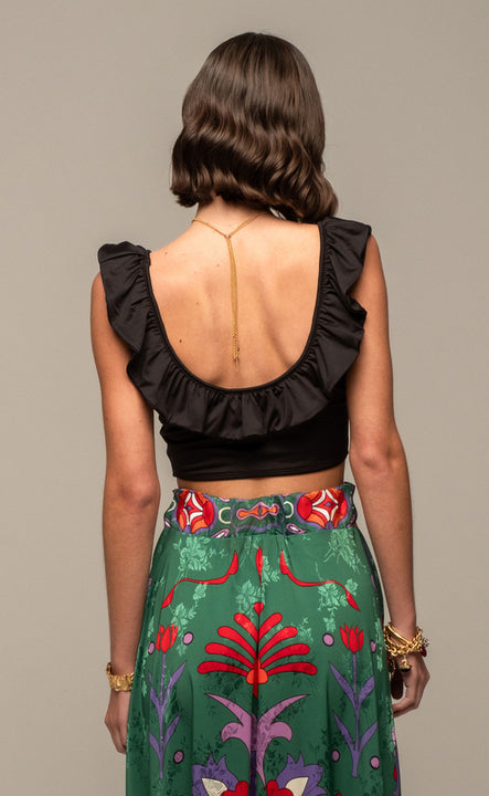 CORAL CROP TOP