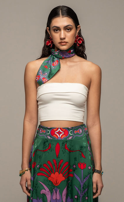 MARE CROP TOP WHITE - Vesta Donna