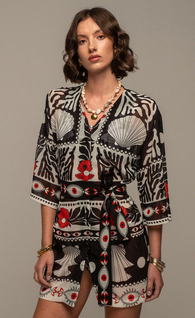 OCEANIC KIMONO - Vesta Donna