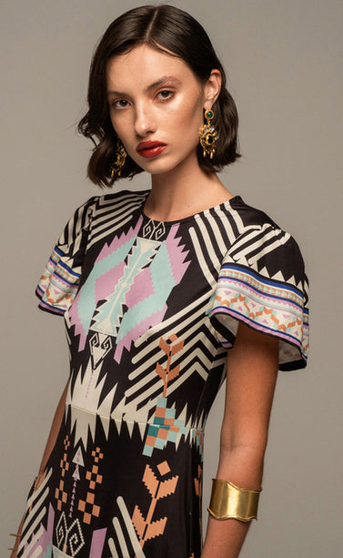 QUANTUM LONG DRESS